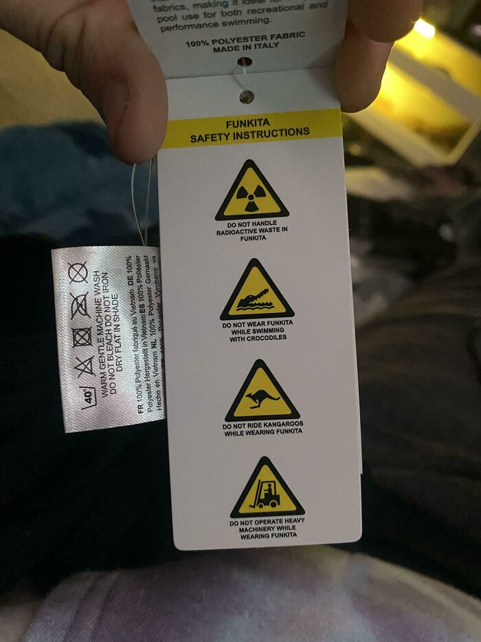 Tag On My New Swimsuit