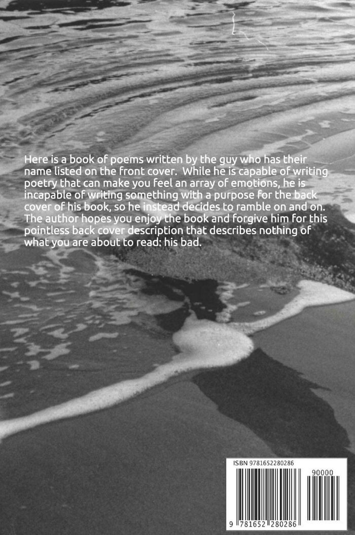 On The Back Of A Poetry Book