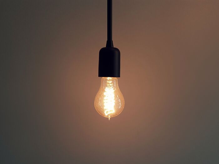 Lit Up Lightbulb 