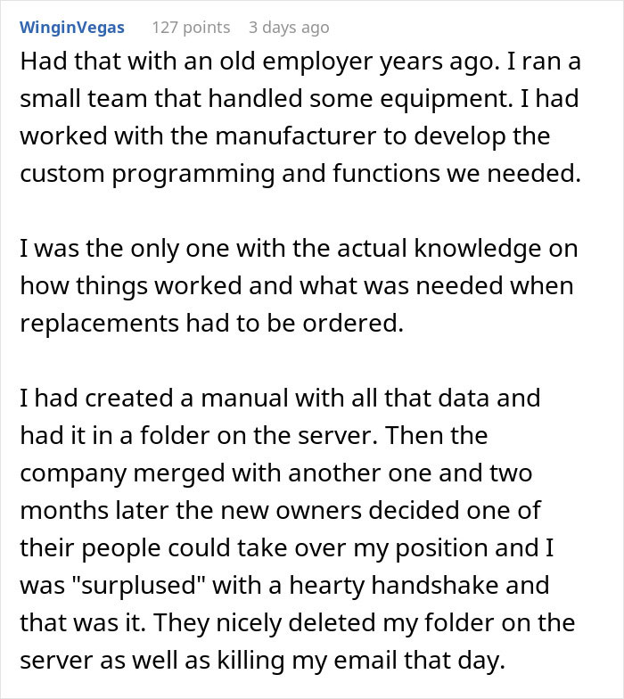 "Delete Your Files And Leave": New Boss Ignores Employee's Work For A Year Because He's 'Useless' Before Getting Him Fired, And It Costs Her Her Job