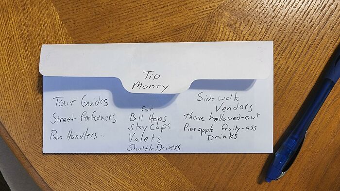 One Of My Favorite Gifts We Opened This Weekend. My Friend Gave Us $100 In $5 Bills With This Note. Such A Great Gift Idea!