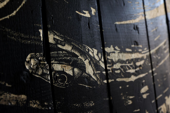 Chronos: I Hand-Carved Old Wooden Cable Spool (9 Pics)