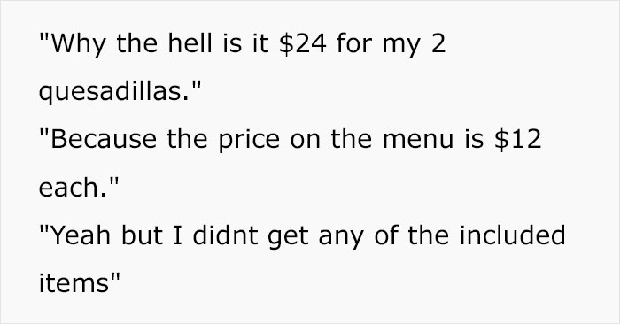 Employee Maliciously Complies And Makes Karen Order The Way She Wants To, She Ends Up Paying 5 Times More