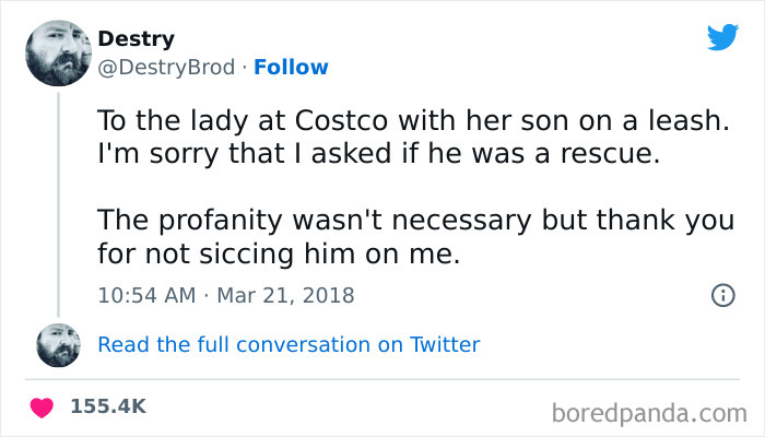 I Think We Should Make Leashes Mandatory For Everyone Under 15!