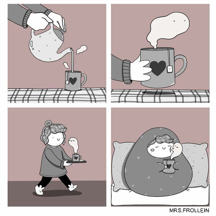 Artist Beautifully Illustrates Her Love Life With Her Boyfriend (New Pics)