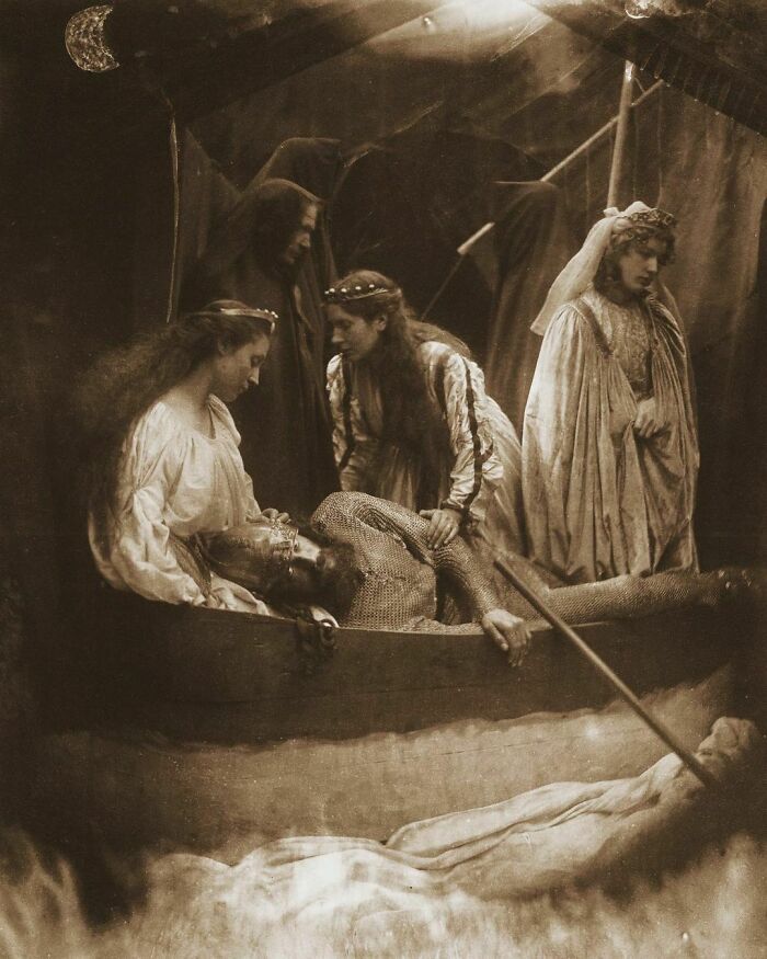 Ulia Margaret Cameron (1815-1879), “So Like A Shatter’d Column Lay The King”, 1875, Albumen Silver Print