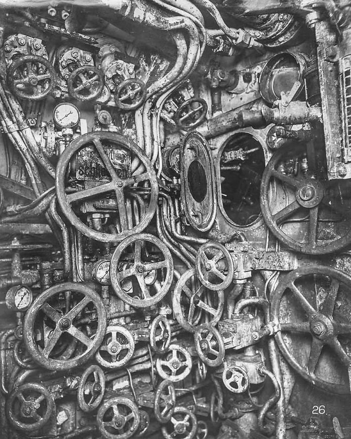 C. 1918. Inside A German Ub-110 Submarine