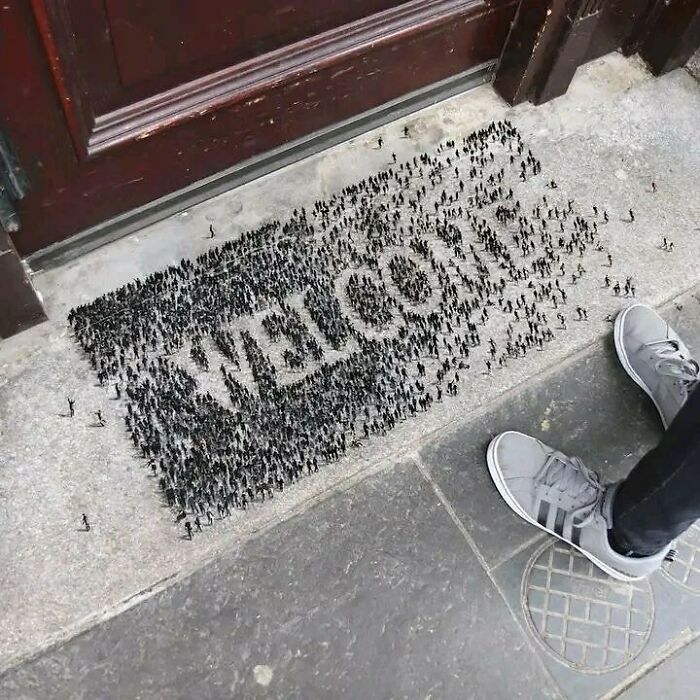 Hand Painted Doormat