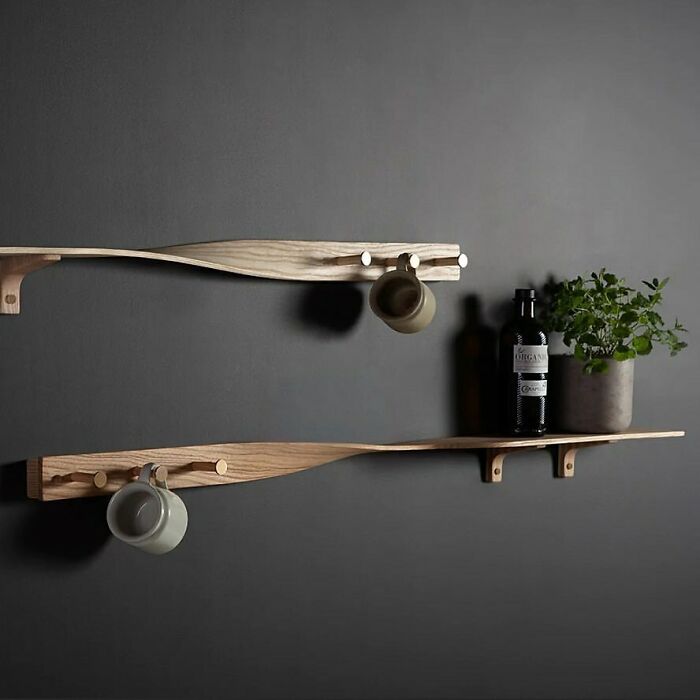 Tor Twist Shelf Designed By Tom Raffield