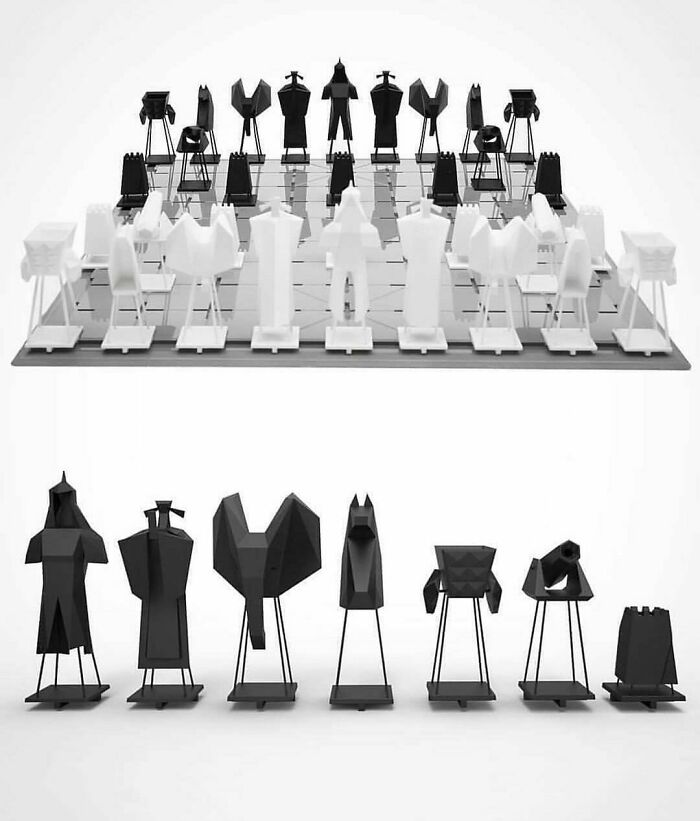 Chess Set By Lingfang Shen