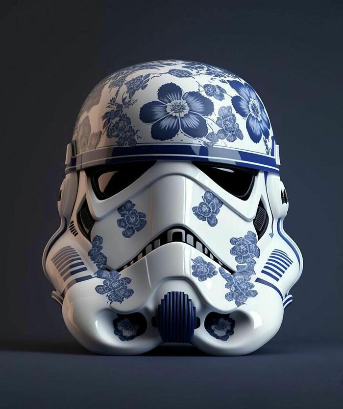 Iconic Porcelain Helmet