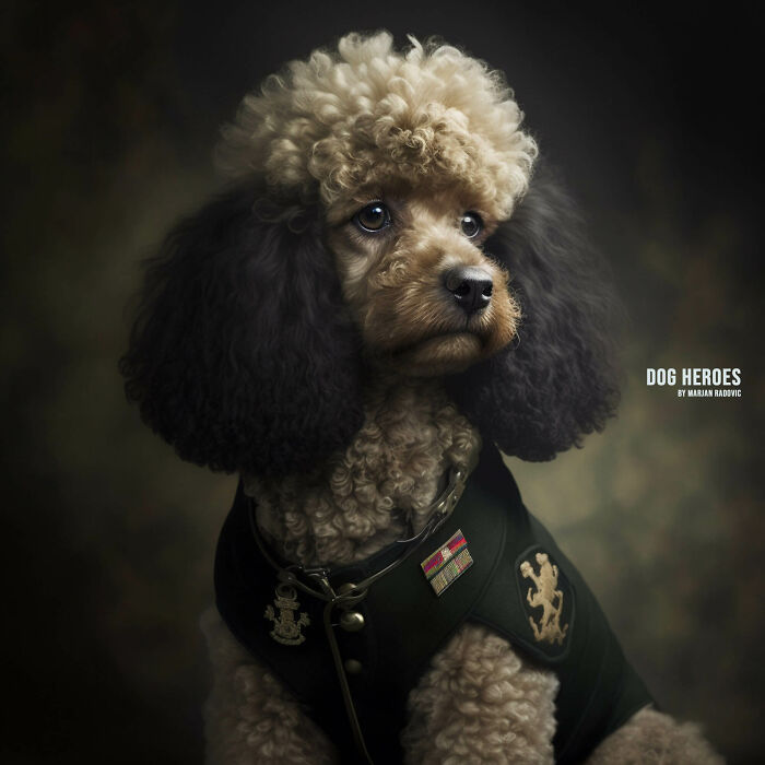 "Dog Heroes", Photographer Creates Hyper-Realistic Dogs Using Ai (43 Pics)