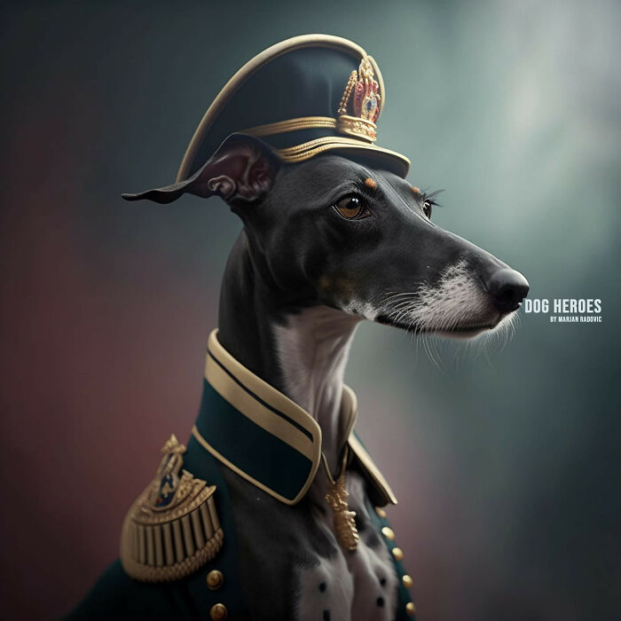 "Dog Heroes", Photographer Creates Hyper-Realistic Dogs Using Ai (43 Pics)