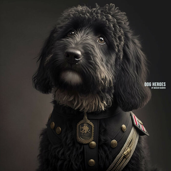 "Dog Heroes", Photographer Creates Hyper-Realistic Dogs Using Ai (43 Pics)