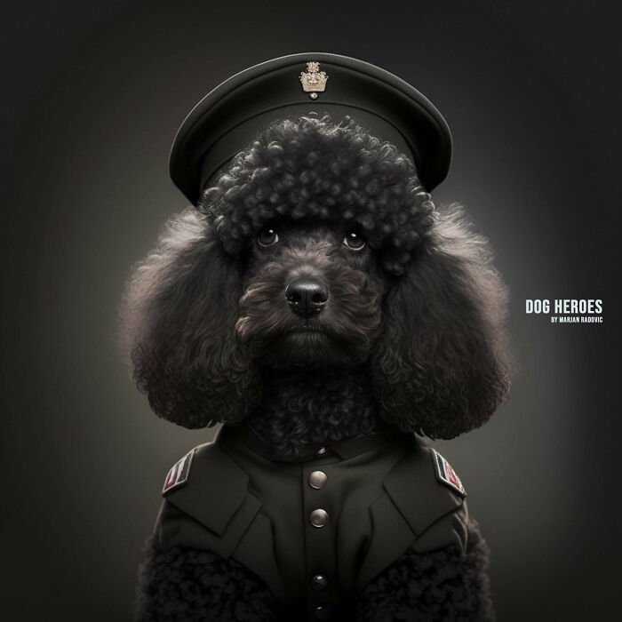 "Dog Heroes", Photographer Creates Hyper-Realistic Dogs Using Ai (43 Pics)