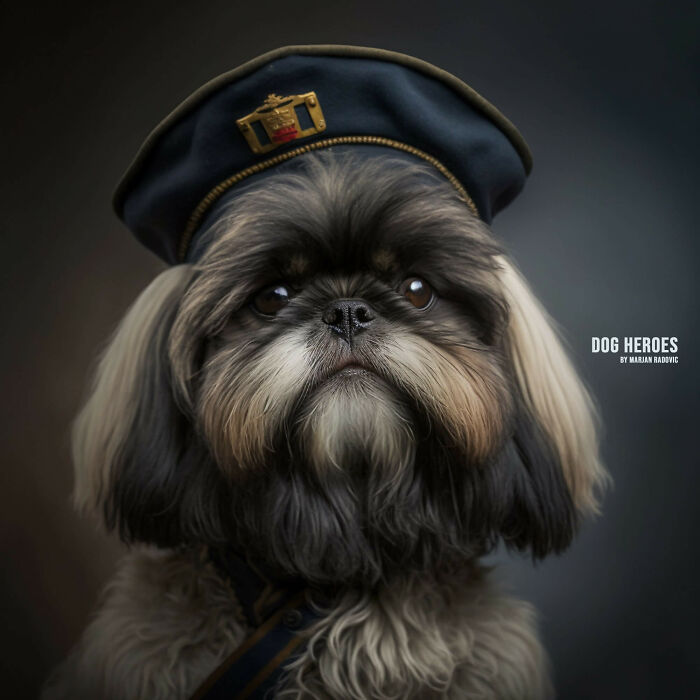 "Dog Heroes", Photographer Creates Hyper-Realistic Dogs Using Ai (43 Pics)