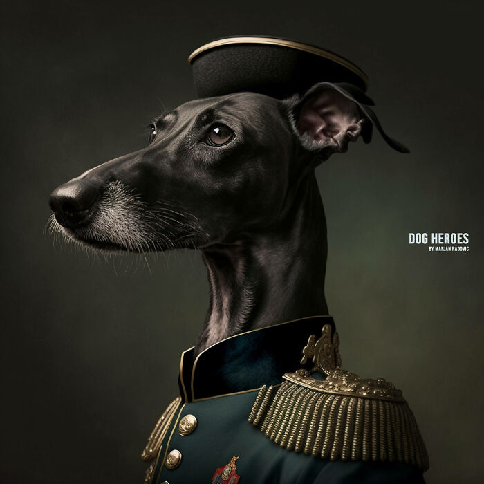 "Dog Heroes", Photographer Creates Hyper-Realistic Dogs Using Ai (43 Pics)
