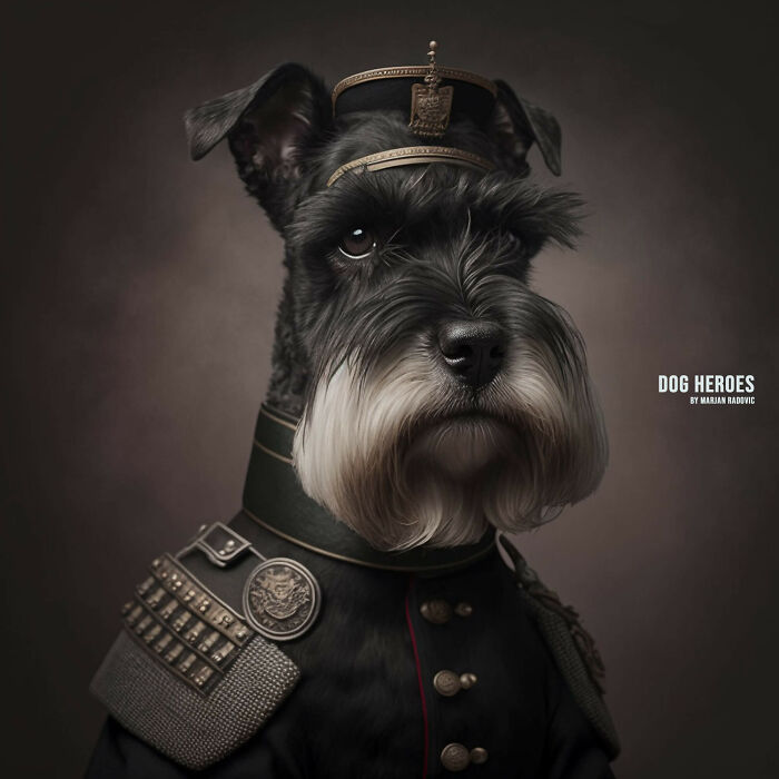 "Dog Heroes", Photographer Creates Hyper-Realistic Dogs Using Ai (43 Pics)