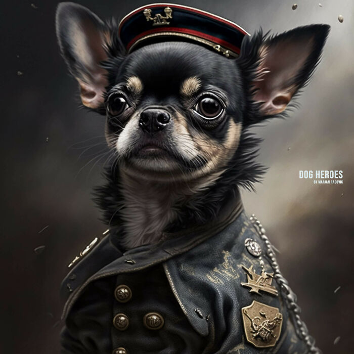 "Dog Heroes", Photographer Creates Hyper-Realistic Dogs Using Ai (43 Pics)