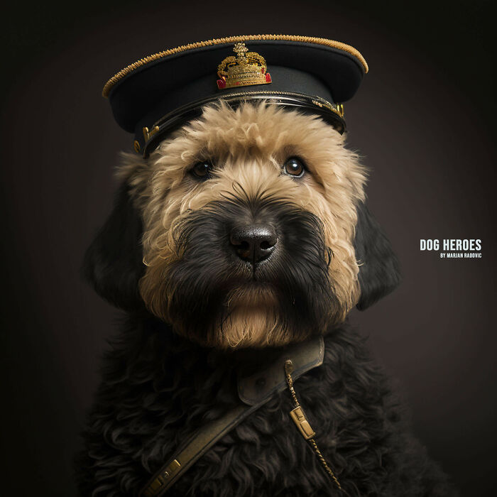 "Dog Heroes", Photographer Creates Hyper-Realistic Dogs Using Ai (43 Pics)