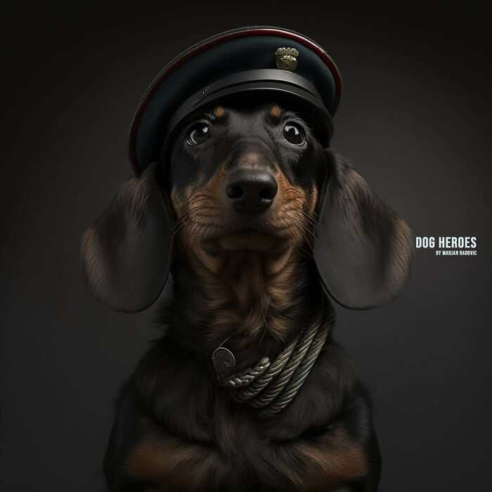 "Dog Heroes", Photographer Creates Hyper-Realistic Dogs Using Ai (43 Pics)