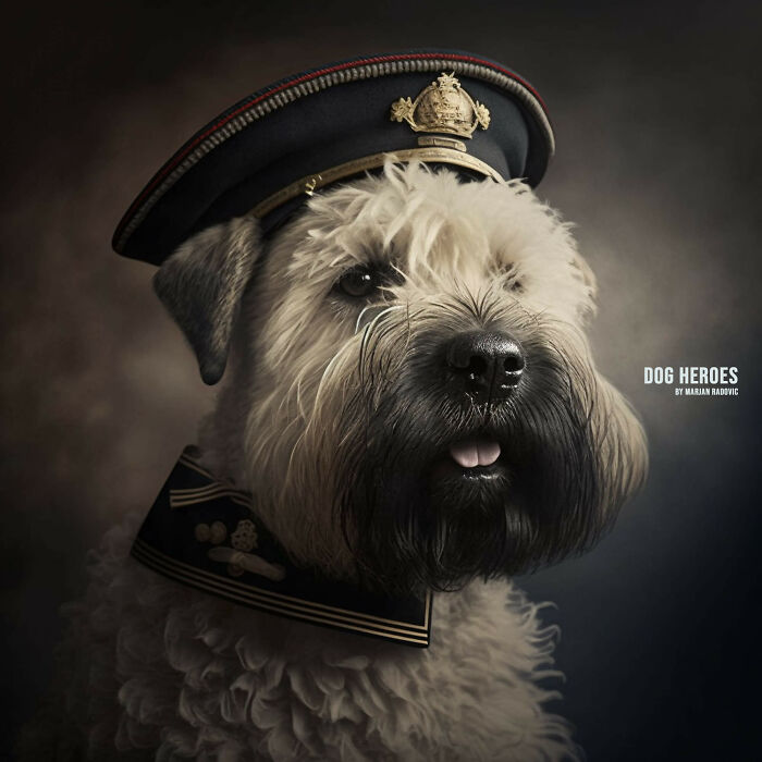 "Dog Heroes", Photographer Creates Hyper-Realistic Dogs Using Ai (43 Pics)