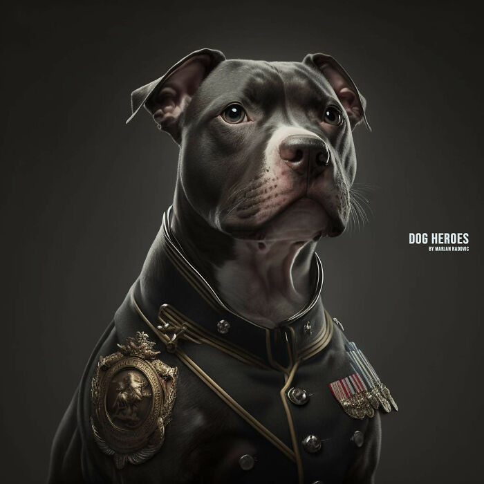 "Dog Heroes", Photographer Creates Hyper-Realistic Dogs Using Ai (43 Pics)
