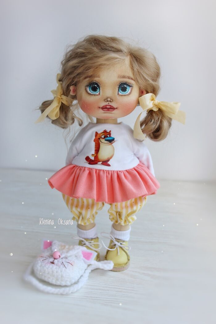 I Create Interior Dolls From Fabric (6 Pics)