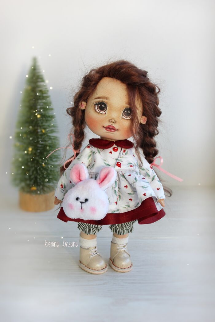 I Create Interior Dolls From Fabric (6 Pics)