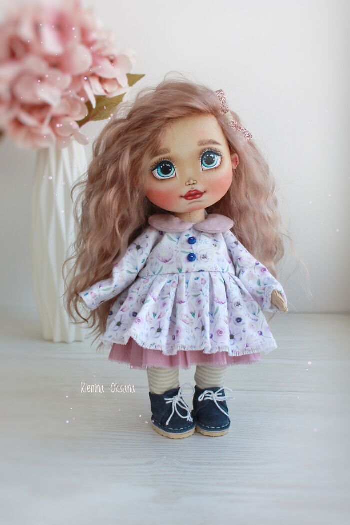 I Create Interior Dolls From Fabric (6 Pics)