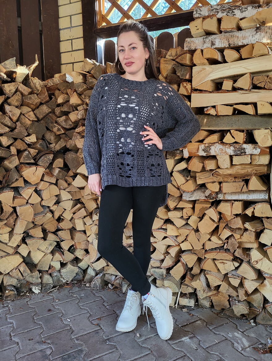 Hello, Dear Friends, I Love To Crochet, Knit, Fork And Just With My Hands... I Love The Process Of Creating My Creations. I Have A New Sweater Pattern Ready With Cute Skulls.