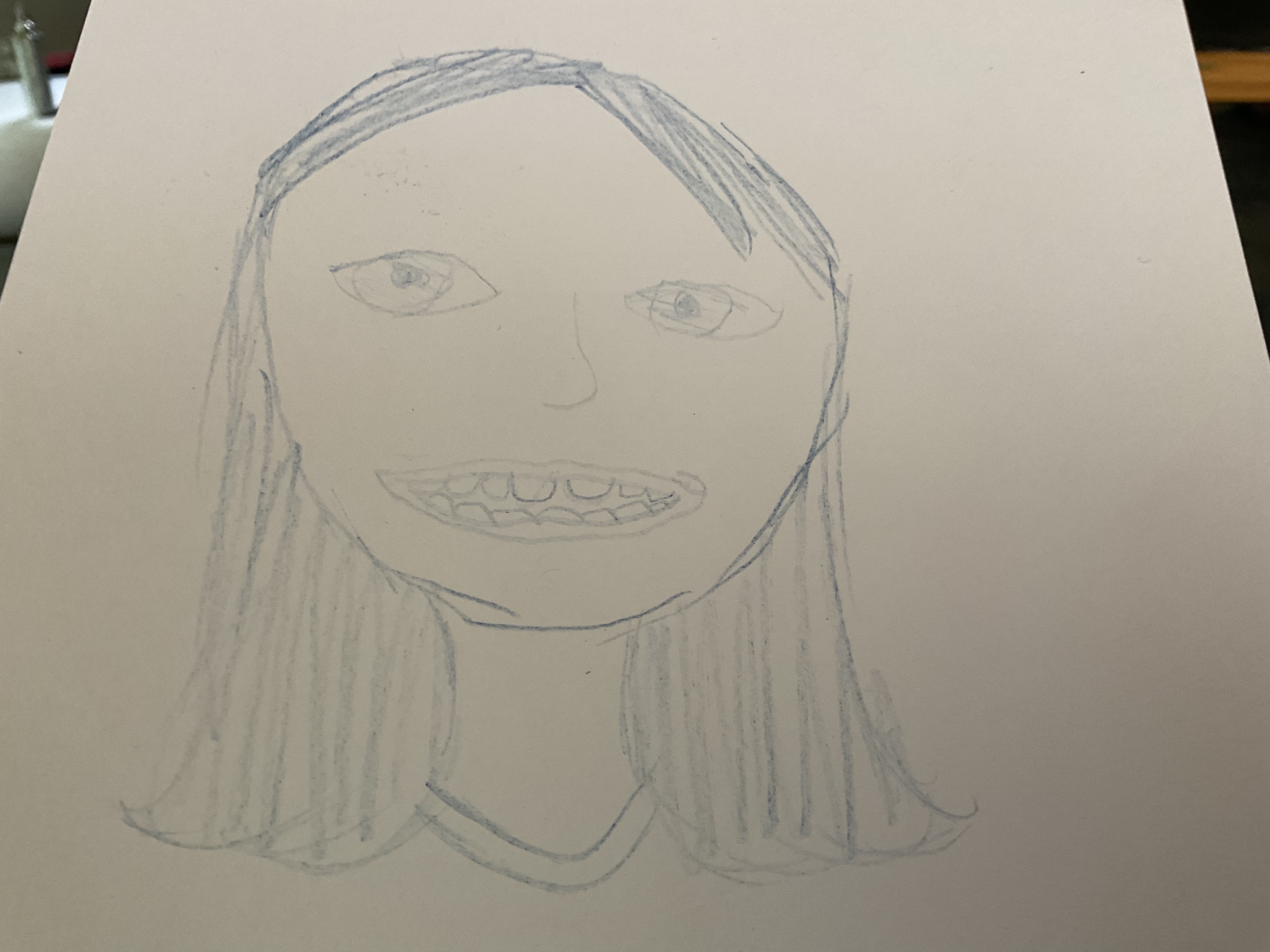 Hey Pandas, Draw Yourself With Your Non Dominant Hand And Post The Result!