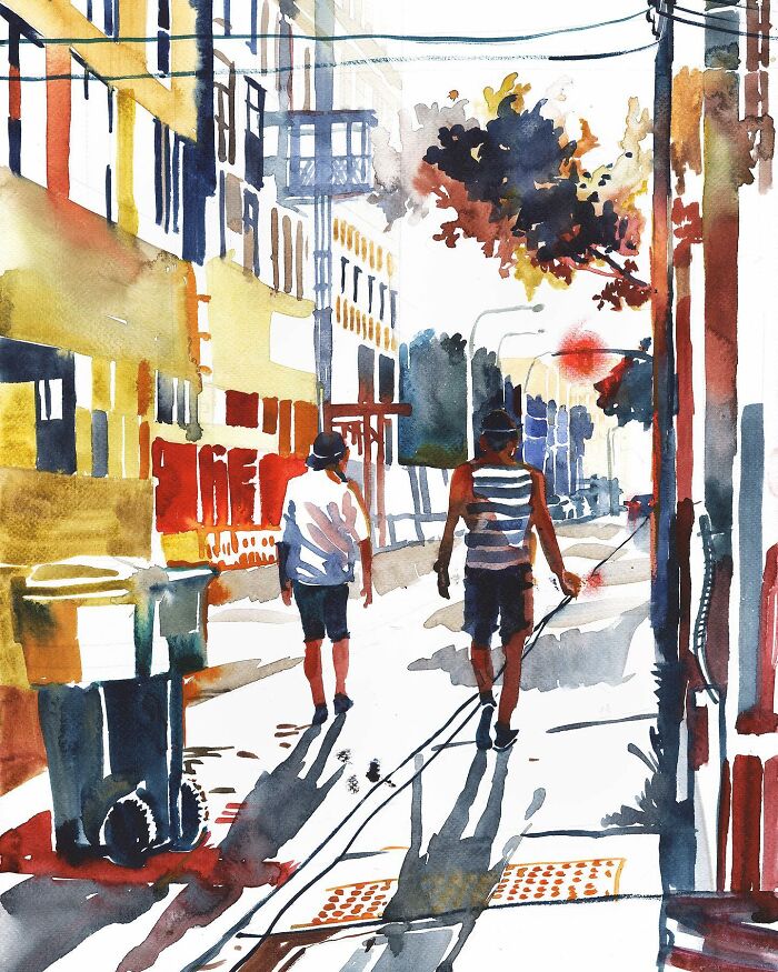 I Animate My Watercolors (15 Pics)