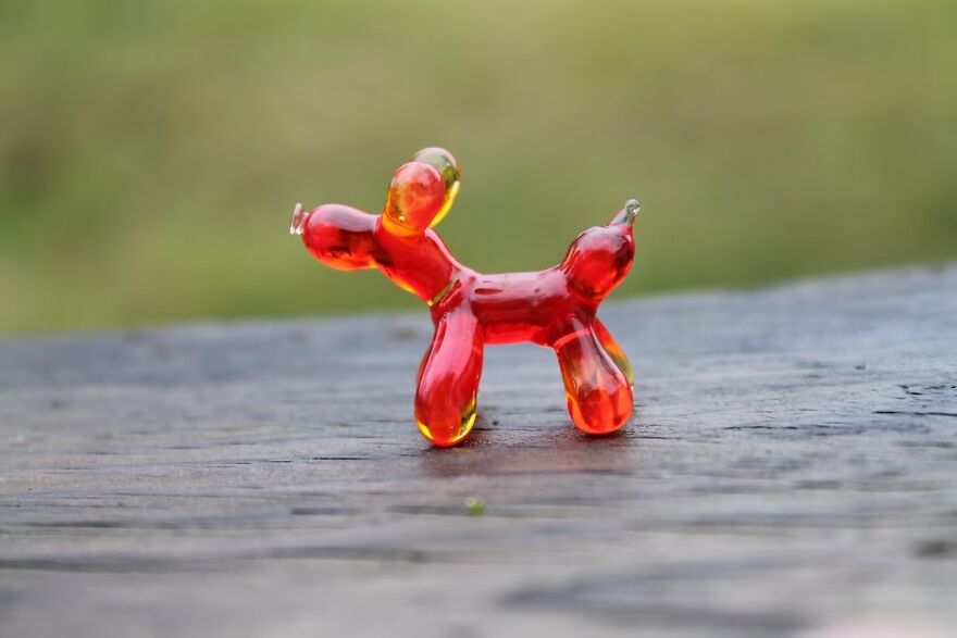 I Make Glass Balloon Dog Figurines (16 Pics)