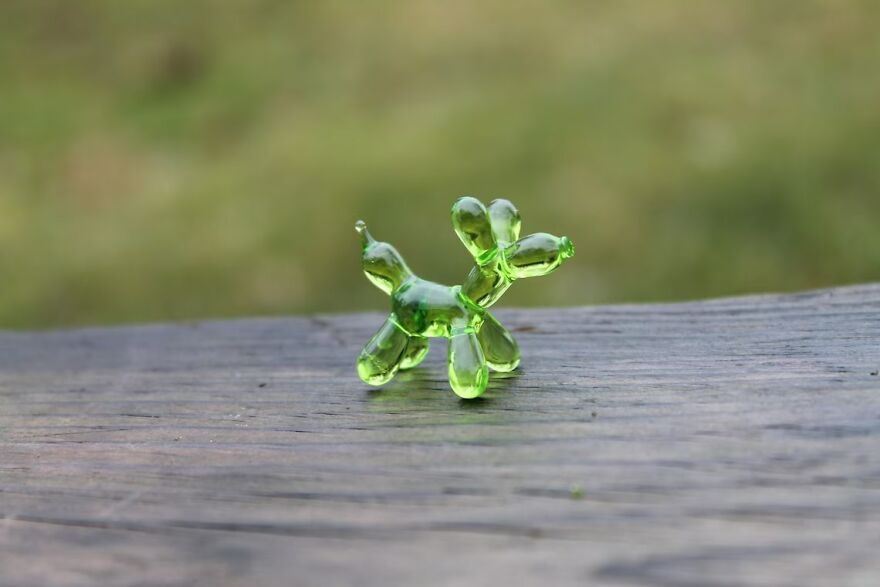 I Make Glass Balloon Dog Figurines (16 Pics)