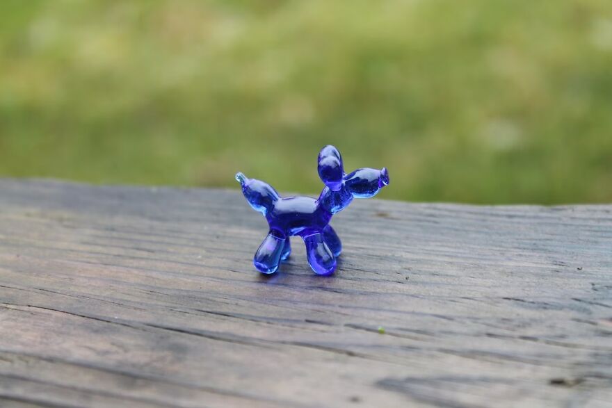 I Make Glass Balloon Dog Figurines (16 Pics)