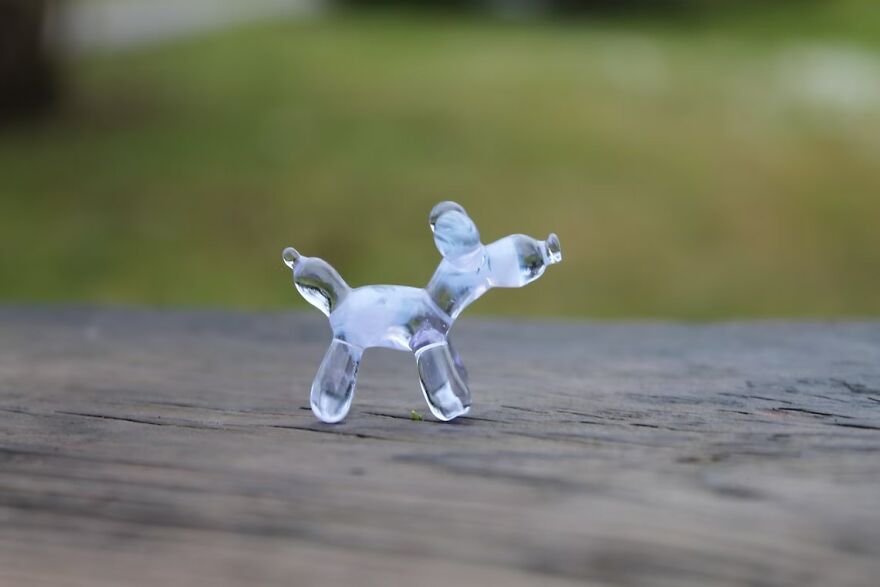 I Make Glass Balloon Dog Figurines (16 Pics)