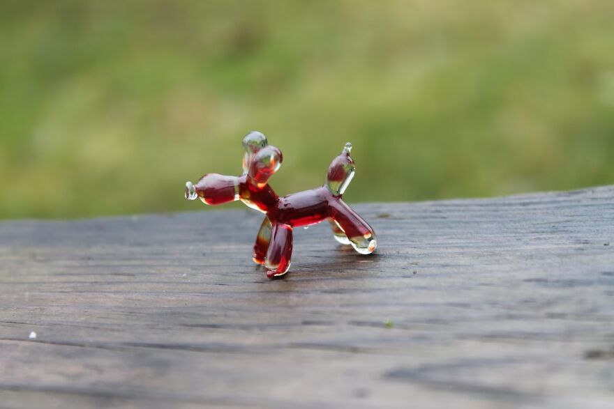 I Make Glass Balloon Dog Figurines (16 Pics)