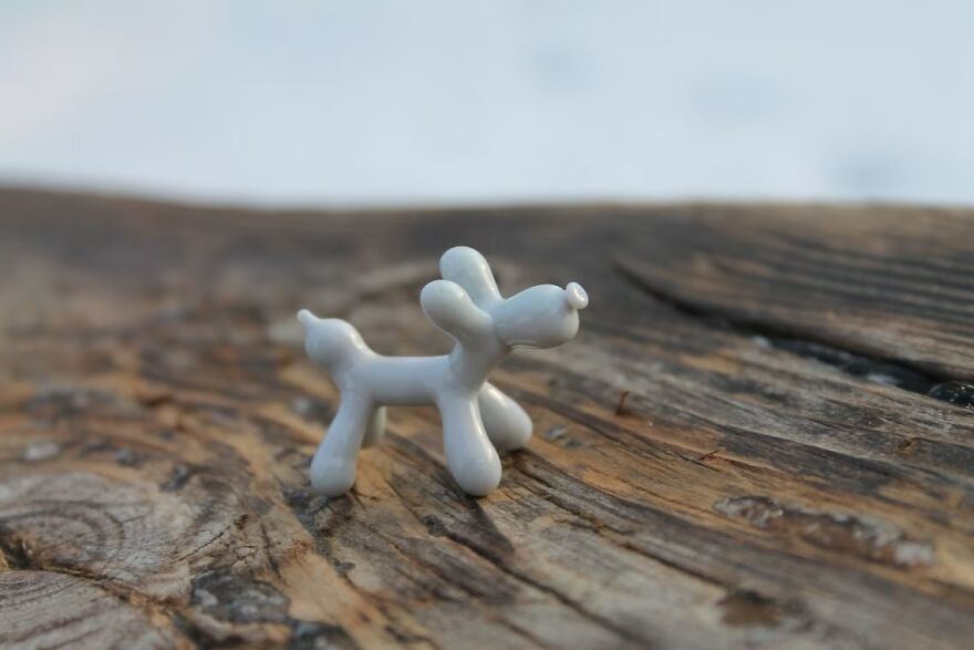 I Make Glass Balloon Dog Figurines (16 Pics)