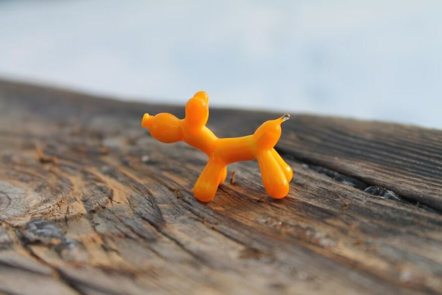 I Make Glass Balloon Dog Figurines (16 Pics)