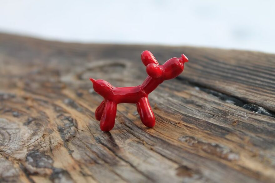 I Make Glass Balloon Dog Figurines (16 Pics)