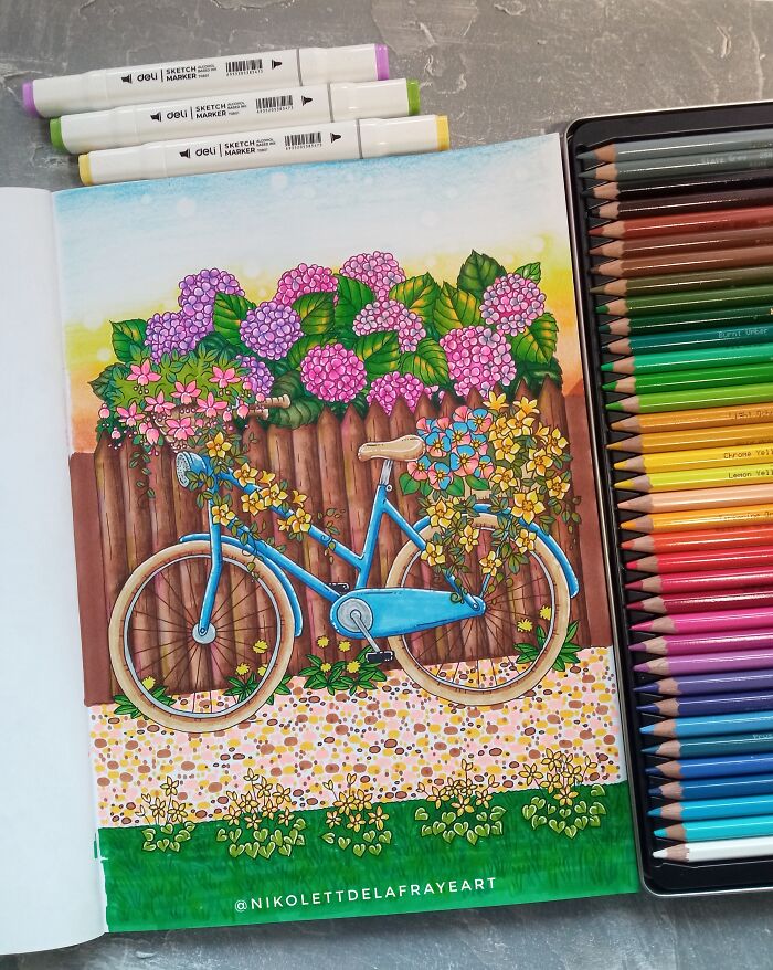 I Made Three Hand Drawn Coloring Books