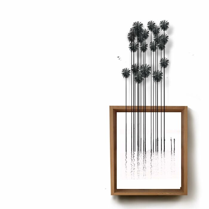 From Barcodes To Trees: My Unique Paintings That Merge Opposite Concepts (27 Pics)