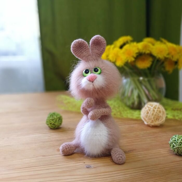 I Create Cute Fluffy Crochet Toys (17 Pics)