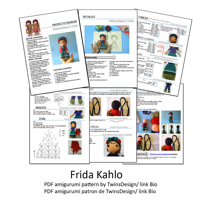 I Make Patterns Of Dolls In Crochet And 2 Needles (4 Pics)