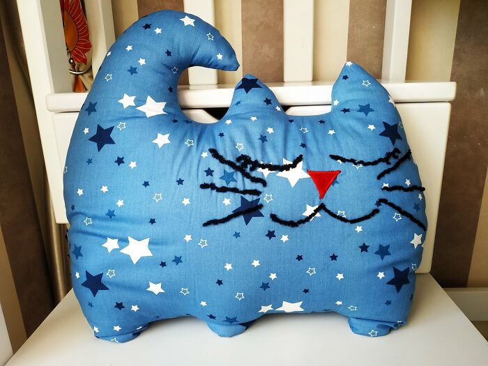 I Make Funny Pillows In The Form Of Cute Cats (13 Pics)