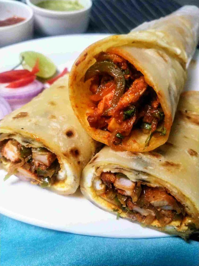 Chicken Roll. Kolkata, India