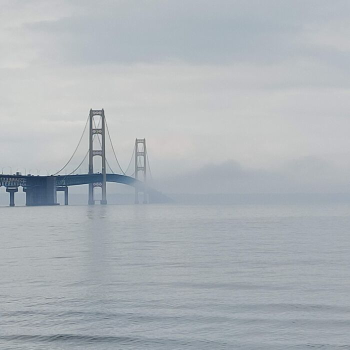 Mackinac Bridge In Michigan