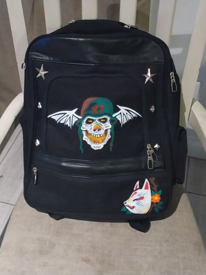 I Drew This Last Week For My Nephew... And Added The Stars And Silver Pins. He's 13 An Wanted Something Special From Me. I Wouldn't Call My Art Special