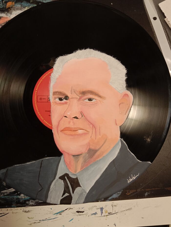 A Portrait Of My Beloved Grandfather I Painted. It's My Best Work Yet. May His Soul Rest In Piece